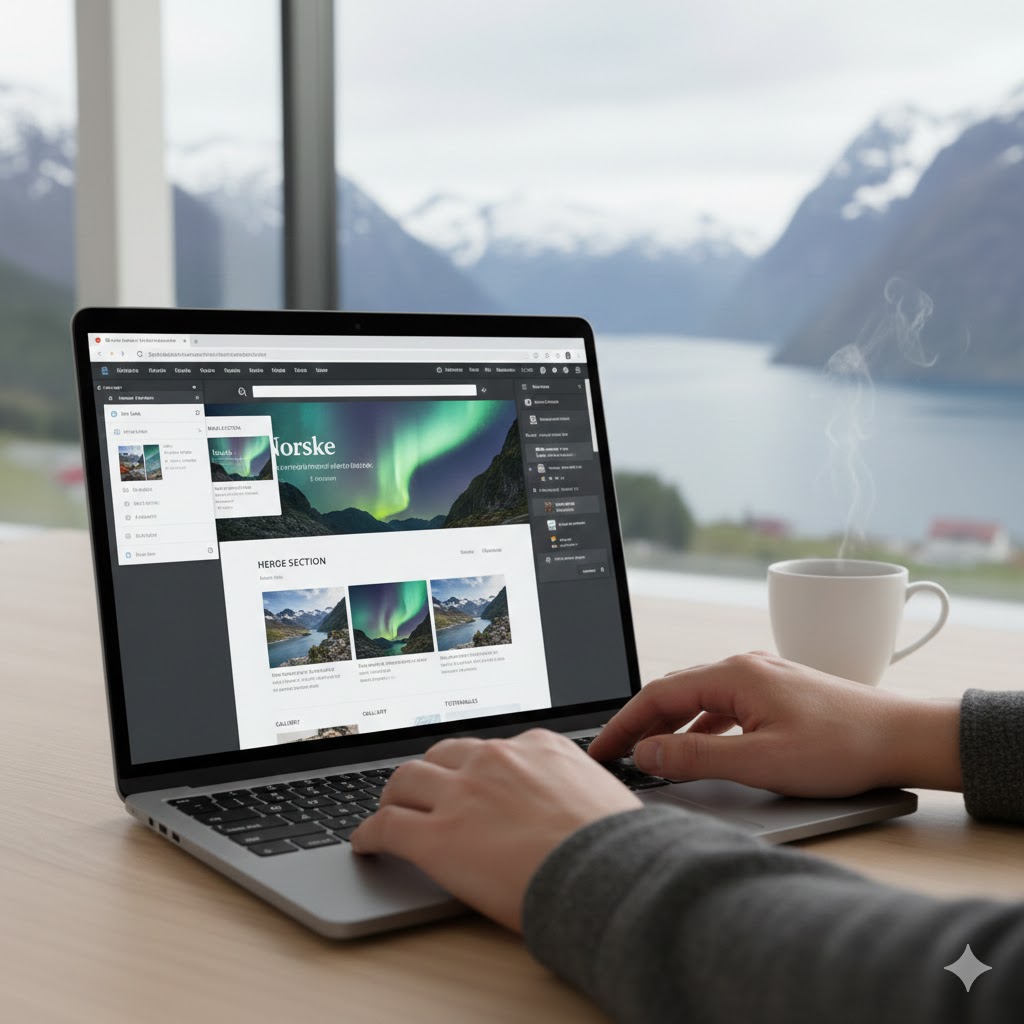 hvordan lage nettside med wordpress