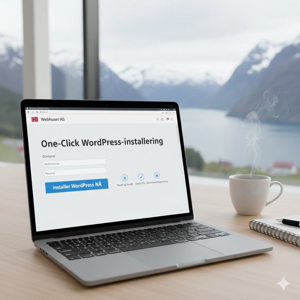 hvordan lage nettside med wordpress